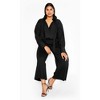 Women's Plus Size Antoinette Top - black | CITY CHIC - 4 of 4