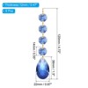 Unique Bargains Crystal Pendants Teardrop Beads for DIY Lamp Arts Crafts Decoration 6 Pcs - 2 of 4