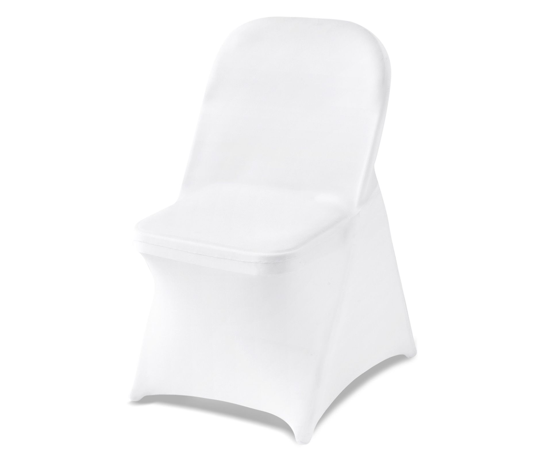 VEVOR 150 Pcs Chair Covers, Polyester Spandex Chair Cover, Stretch Slipcovers, Fits Chair Measures up to 17.72 x 18.11 x 30.31 inch, White