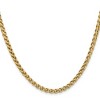 Chisel Stainless Steel Polished Yellow IP-plated 4mm 22" Wheat Chain Necklace - 3 of 4