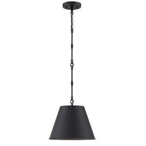 Savoy House Alden 1 - Light Pendant in  Matte Black - 1 of 4