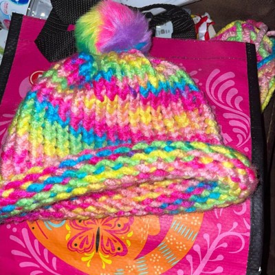 JubileeYarn Loom Knitting Pattern Kit for Beginners - Kids Winter Hat Set 