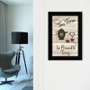 "Tea Time is Friend's Time" By Trendy Decor 4U, Ready to Hang Framed Print, Black Frame - 3 of 4