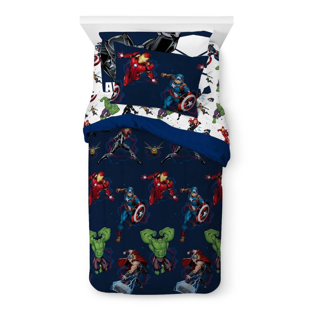 Photos - Duvet Twin Avengers Kids' Bed in a Bag