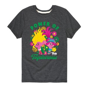 Boys' - Trolls - Poppy and Viva Power of Togetherness Short Sleeve Graphic T-Shirt - 1 of 4