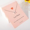 Women's Music Note Pendant Necklace, Stainless Steel Adjustable Chain for Music Lovers | Sentimental Gift with Meaning Card for Concert Festival - 2 of 4