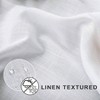 84 Inch Shower Curtain Boho White Farmhouse Linen Waterproof Washable Shabby Chic Long Bathroom 72x84 - 2 of 4