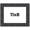 PosterPalooza | Photo Size Distressed Brown Picture Frame - UV Acrylic, Foam Board Backing, Hanging Hardware - 2 of 4