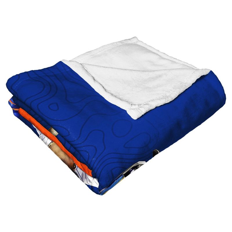 50&#34;x60&#34; MLB New York Mets Francisco Lindor Silk Touch Throw Blanket, 2 of 6