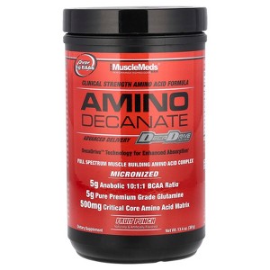 MuscleMeds Amino Decanate, Fruit Punch, 13.4 oz (381 g) - 1 of 4