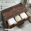 SinCiDo Modern Fluted Nightstand Set of 2, Faux Marble Top Side Tables w/3 Storage Drawers, End Tables for Bedroom, Living Room - 4 of 4