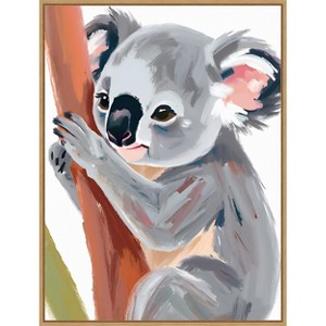 Amanti Art Koala by Ohkimiko  Framed Canvas Wall Art - 1 of 4