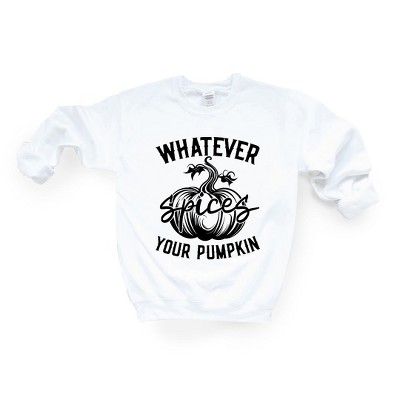 Simply Sage Market Women's Graphic Sweatshirt Retro Whatever Spices Your Pumpkin