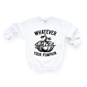 Simply Sage Market Women's Graphic Sweatshirt Retro Whatever Spices Your Pumpkin - 1 of 2