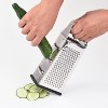 SharpChef 9" 4-Sided Cheese Grater with Acacia Handle, Stainless Steel, Rust Proof & Dishwasher Safe - 2 of 4