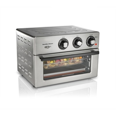 Hamilton Beach Toaster Oven Large Capacity Counter Chrome Top Oven