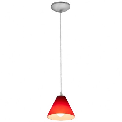 Access Lighting Martini 1 - Light Pendant in  Brushed Steel