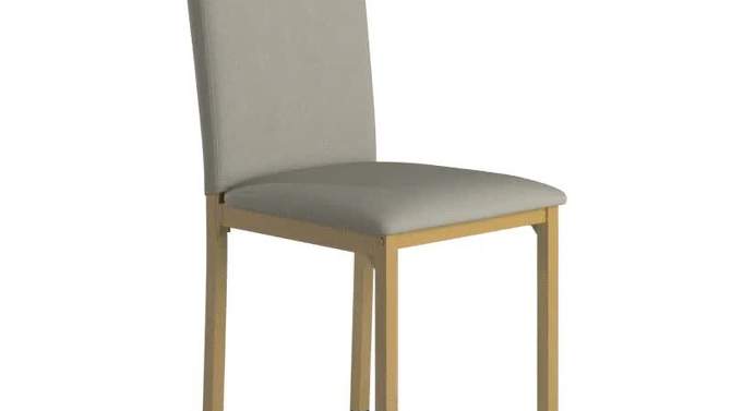 Set of 4 Devoe Metal Upholstered Dining Chairs - Inspire Q, 2 of 10, play video