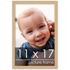 PosterPalooza | 11x17 Wood Frame with UV Acrylic, 6 Finishes: Black, White, Bronze, Silver, Wood, Mahogany - 2 of 4