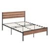 Full Size Bed Frame with Wood Headboard, Strong Wood Slats Support, Under Bed Storage, Noise-Free Design, No Box Spring Needed - 4 of 4