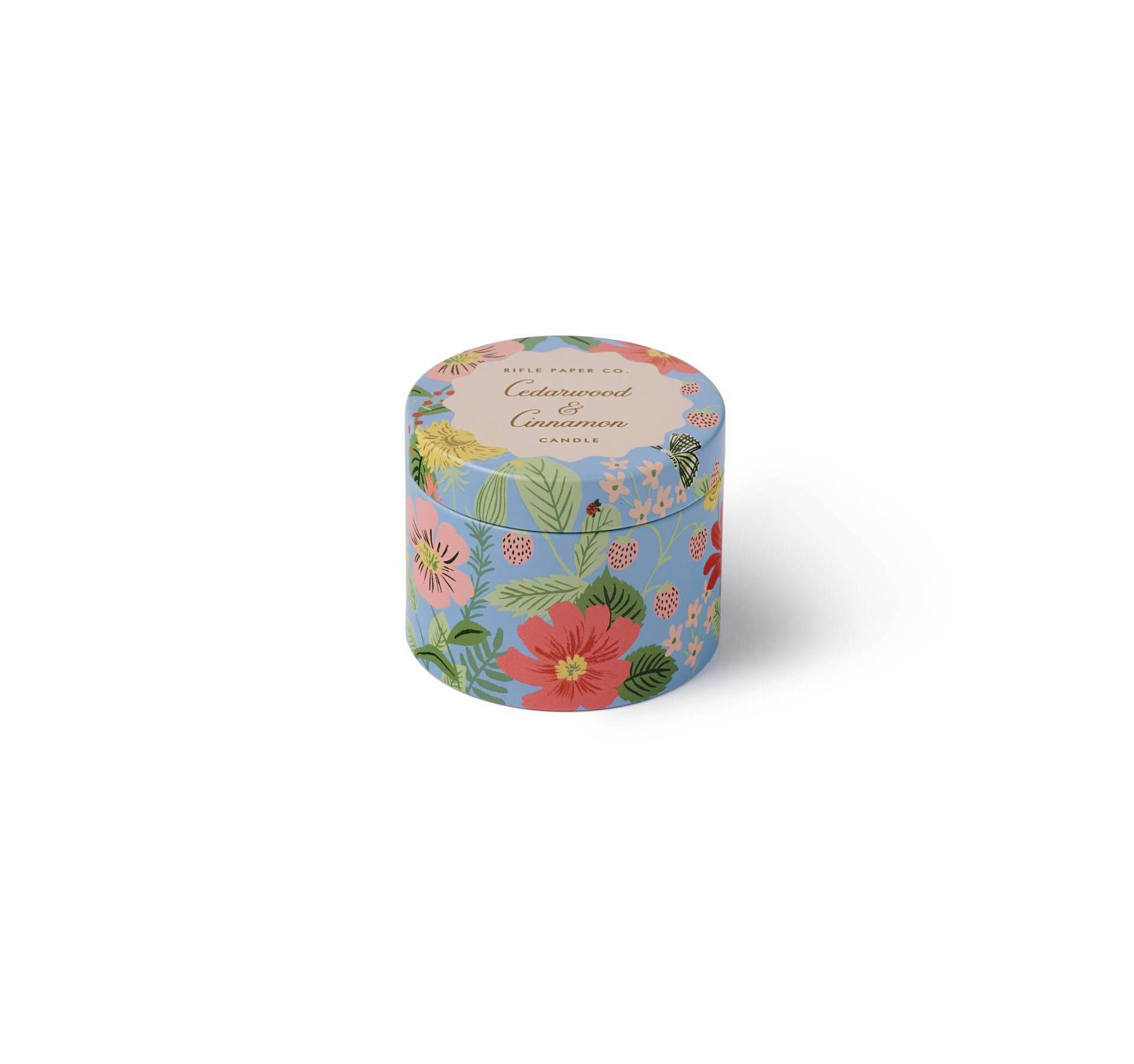 Rifle Paper Co. Strawberry Fields 3oz Tin Candle