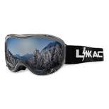 Link Active Ski Goggles VLT% 9.49 OTG UV Protection Lightweight Anti Fog Anti Slip Helmet Compatible Ski/Snow Boarding/Snowmobiling For Adult/Youth