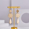 Gold Boho Earrings for Women Antique Silver Disc Dangle Earrings Vintage Snake Dangle Earrings Fashion Jewelry - 4 of 4