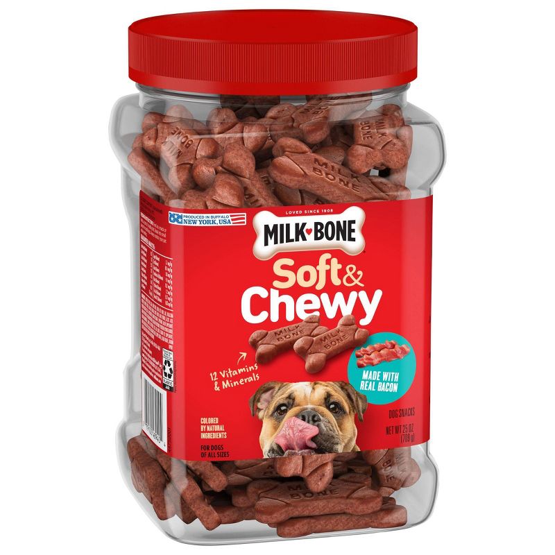 Milk-Bone Soft &#38; Chewy Bacon Flavor Dog Treat - 25oz, 6 of 7