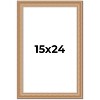 PosterPalooza | Weathered Yellow Picture Frame - UV Acrylic, Foam Board Backing, Hanging Hardware - 2 of 4