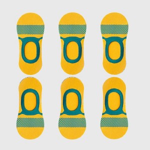 Anna-Kaci Men's Invisible No - Show Liner Socks 6pk - 1 of 4