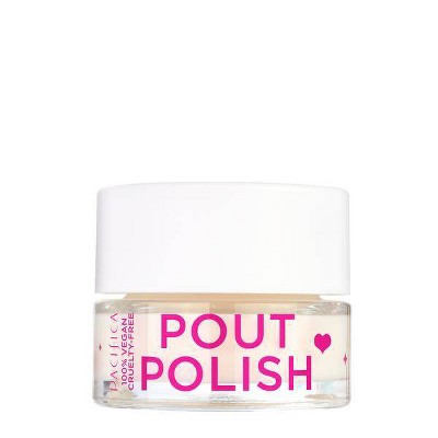 Pacifica Pout Polish Gentle Lip Scrub - Clear - 0.62oz