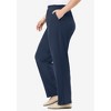Woman Within Plus Size Tall 7-Day Knit Ribbed Straight Leg Pant - 4 of 4