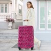 FONTOI Hardshell Luggage Sets of 3, 20"&24"&28" Luggages with Silicone Handles, Hot Pink Leopard, 11.6"*28.5"*17.9" - 2 of 4