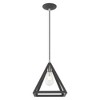 Livex Lighting Pinnacle 1 - Light Pendant in  Scandinavian Gray - 2 of 4