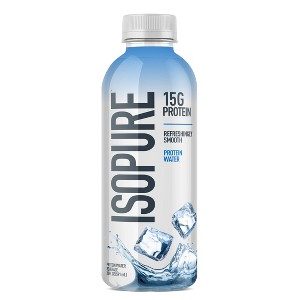 Isopure RTD Unflavored Protein Water - 20 fl oz - 1 of 4