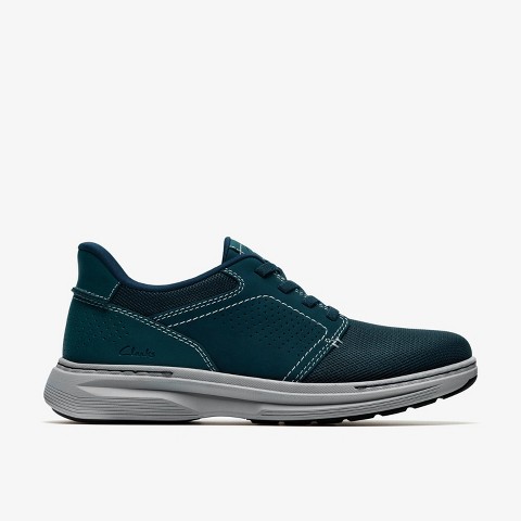 Clarks Mens Craftwell Low Navy Shoes 11.5 Medium