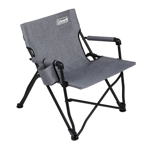 Silla camping plegable con brazos. Coleman Deck Chair Oliva 38337