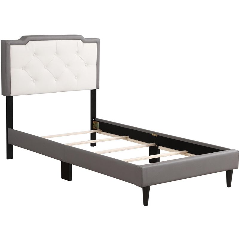 Passion Furniture Deb Jewel and Tufted Twin Panel Bed, 3 of 8