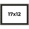 PosterPalooza | Antique Black Picture Frame - UV Acrylic, Backing Board, Hanging Hardware Included - 2 of 4