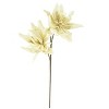 White Lily-Like Stems 41"H EVA Foam & Wire Floral Arrangement – Bendable Neutral Spring Decor (Set of 6) By Kalalou - 2 of 3
