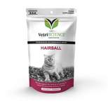 VetriScience Hairball Digestive Support for Cats, Chicken Flavor, 60 Bite-Sized Chews
