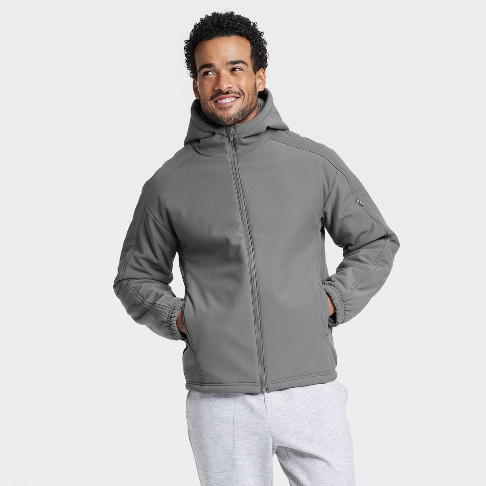 Men's High Pile Fleece Lined Jacket - All In Motion™ Guaranteed Gray XXL