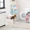 LunaLulink Stainless Steel Litter Box with Lid, Extra Large Litter Box for Big Cats, Litter Box with Pedal Filter and Scoop for Easy Cleaning, White - 4 of 4