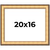 PosterPalooza | Traditional Gold Picture Frame - UV Acrylic, Backing Board, Hanging Hardware Included - 2 of 4
