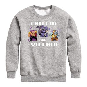 Boys' - Teenage Mutant Ninja Turtles - Chillin Like A Villain Graphic Long Sleeve Fleece Sweatshirt - 1 of 4