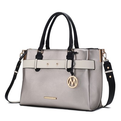 MKF Collection Jamie Vegan Leather Women's Satchel Bag by Mia K