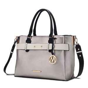 MKF Collection Jamie Vegan Leather Women's Satchel Bag by Mia K - 1 of 4