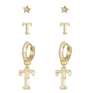 Bijoux Sport by Luv Aj MLB Logo Huggie Earring Set 