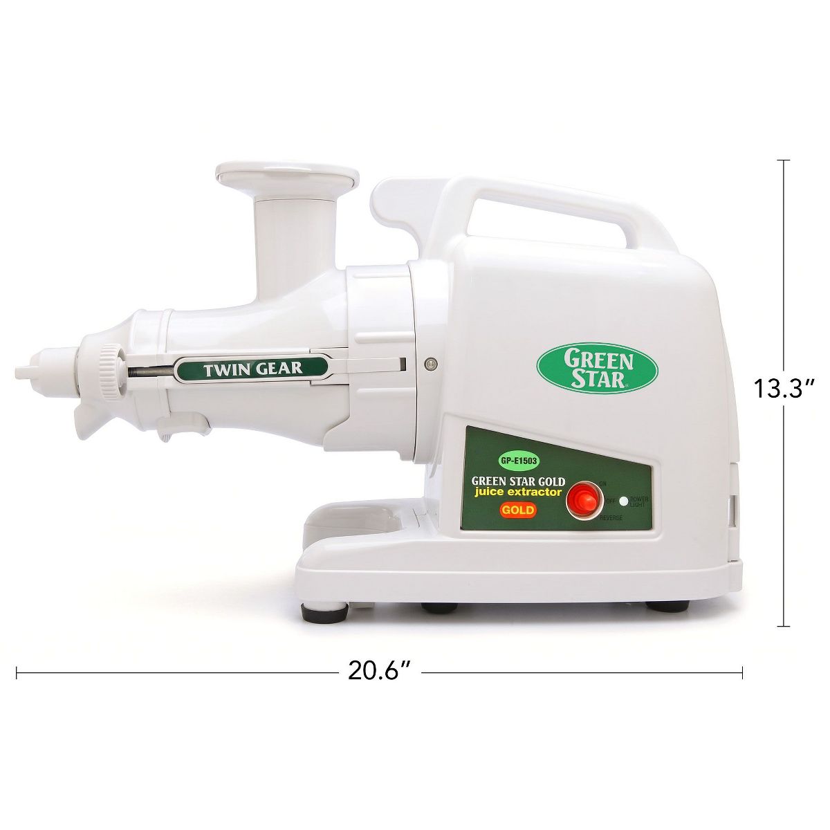 Tribest Greenstar Gold HD Twin Gear Slow Masticating Juicer – White - thumbnail 6