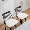 Bekrvio 26" Swivel Bar Stools Set of 1/2/3/4–Faux Leather Counter Stool with Spindle Back, Solid Wood Legs, Wooden Barstools for Kitchen Island - 2 of 4